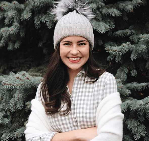 fur pom pom hat