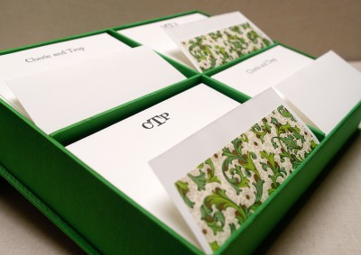premiere letterpress stationery gift box