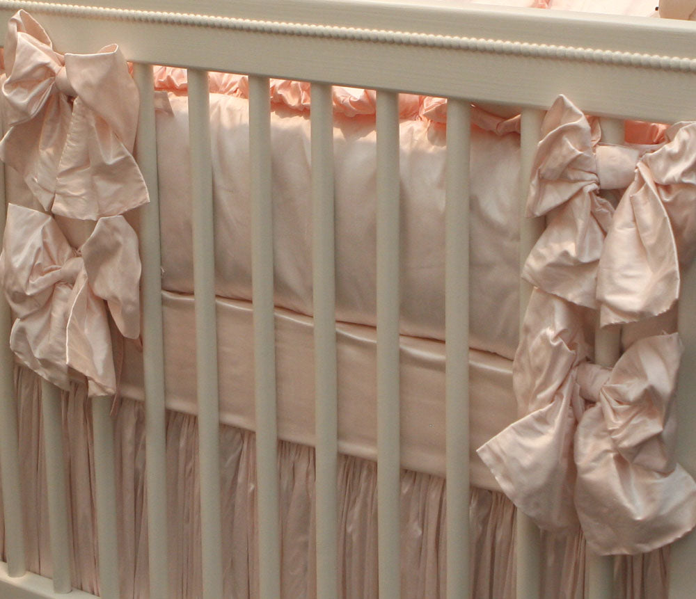 provence silk crib bedding by lulla smith (contact us for pricing)