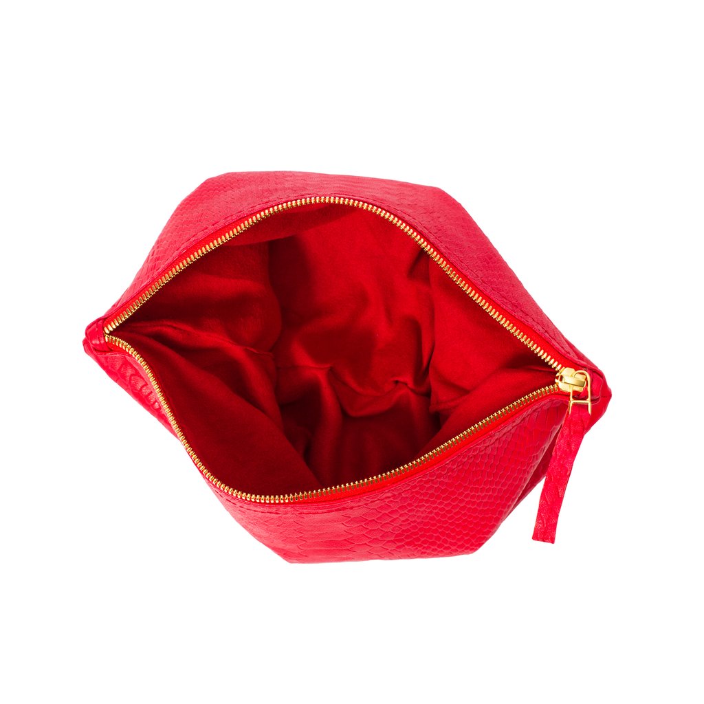 Python Flat Clutch (Embossed with Monogram)