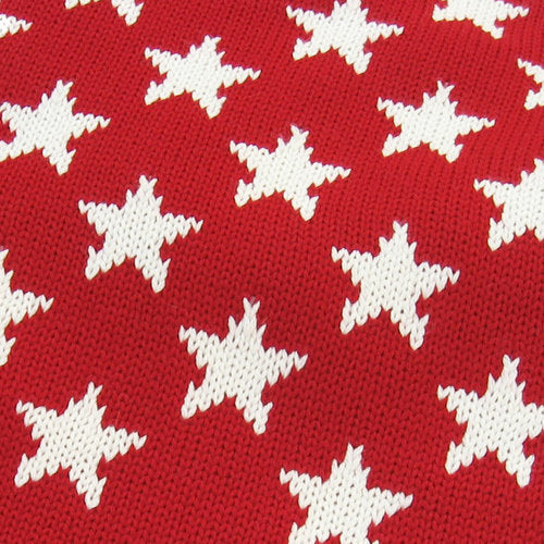 red and white stars baby blanket