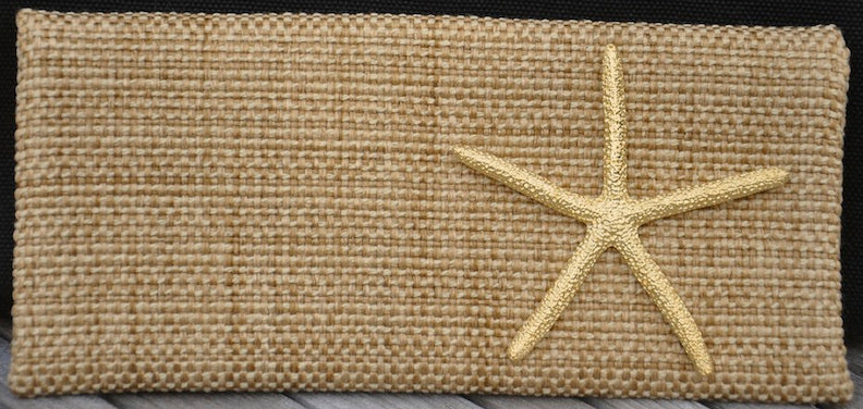 seaside clutch with casting (golden grass)