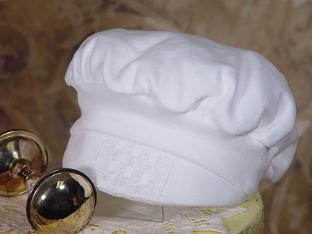 short white boys celebration set with hat
