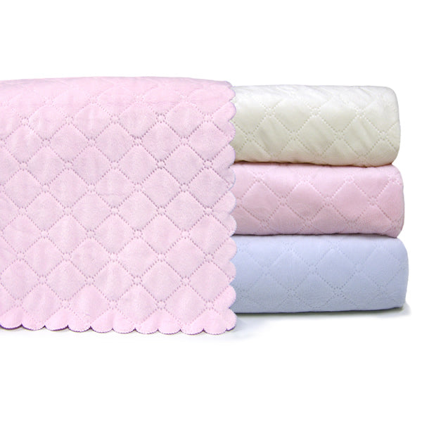 Quilted Plush Baby Blanket - 30"x40"