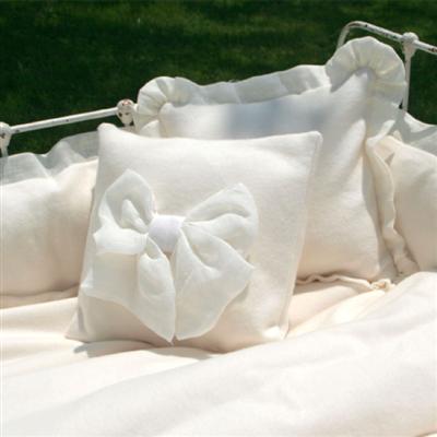 sorrento organic cotton crib bedding (custom colors available) (contact us for pricing)