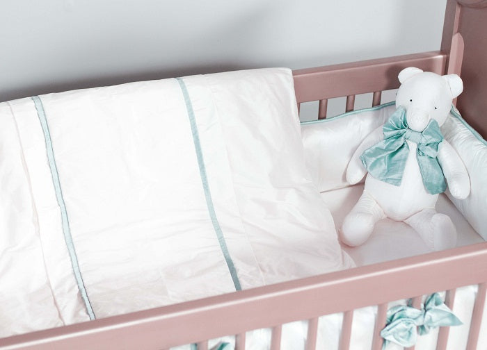 st. moritz crib bedding (custom colors available) (contact us for pricing)