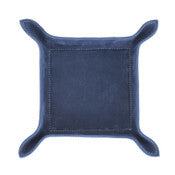 suede valet tray