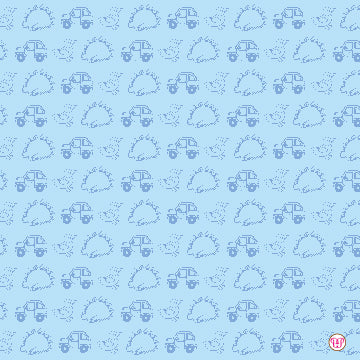 tiny tootsie blue children's stationary