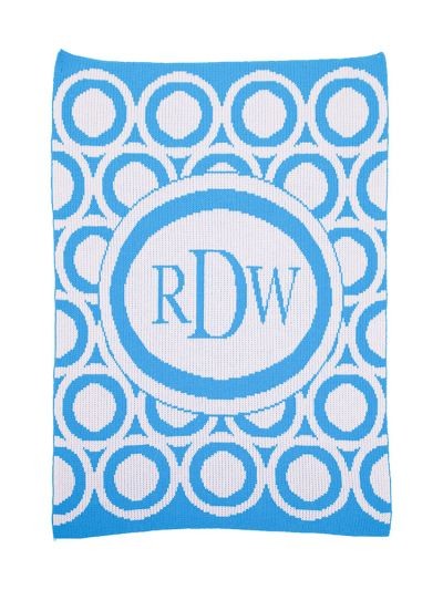 personalised mod circles blanket