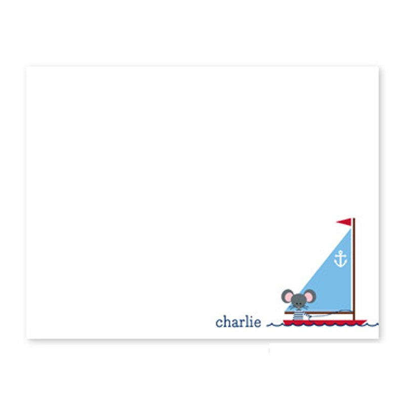 boatman geller george the sailor small flat notecard
