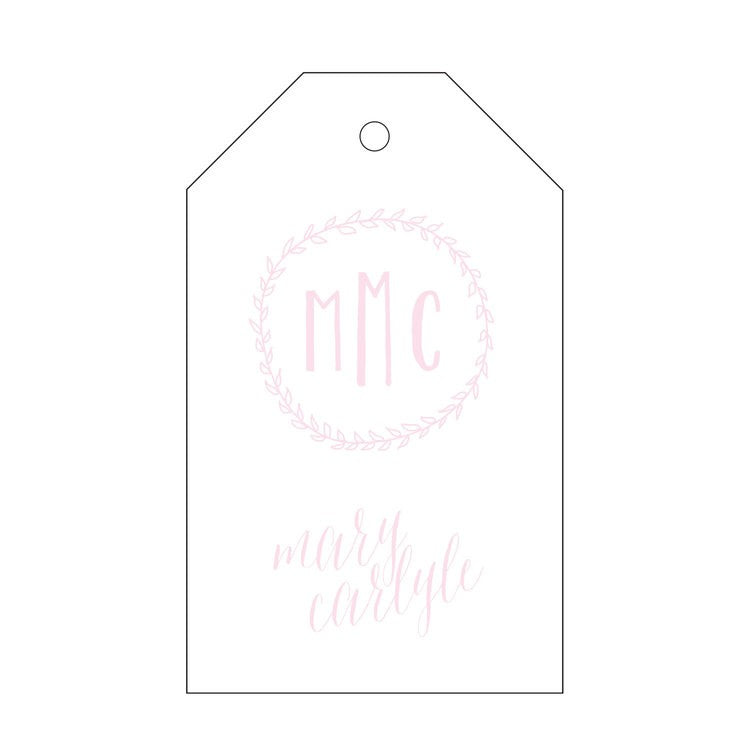Letterpress Gift Tag-T105
