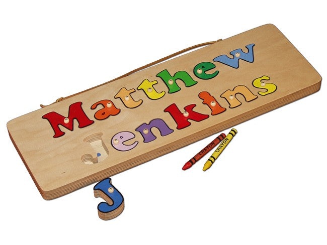 personalized two line name puzzle