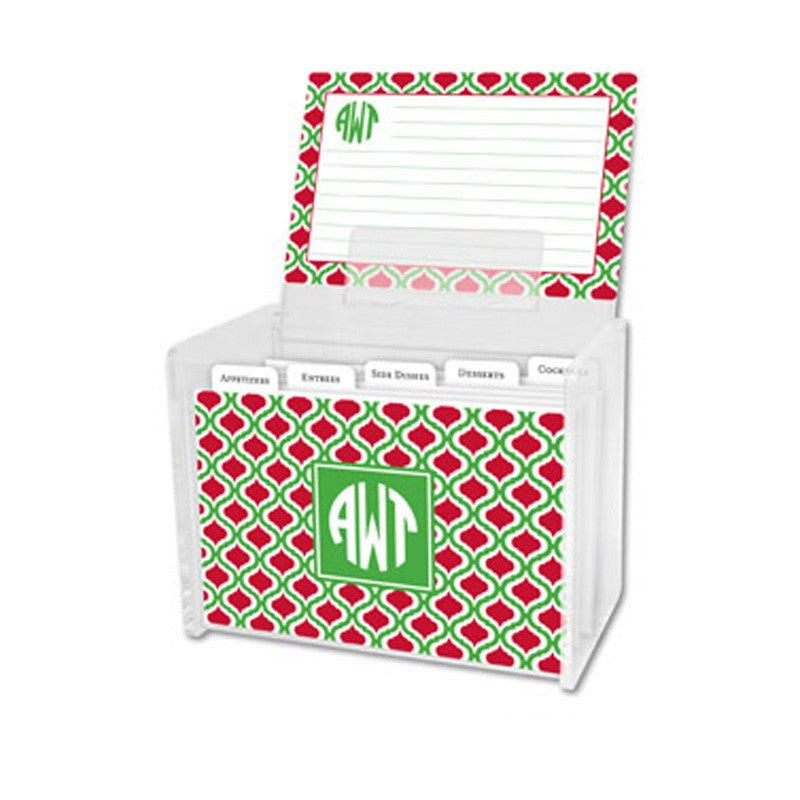 boatman geller kate kelly & red recipe box