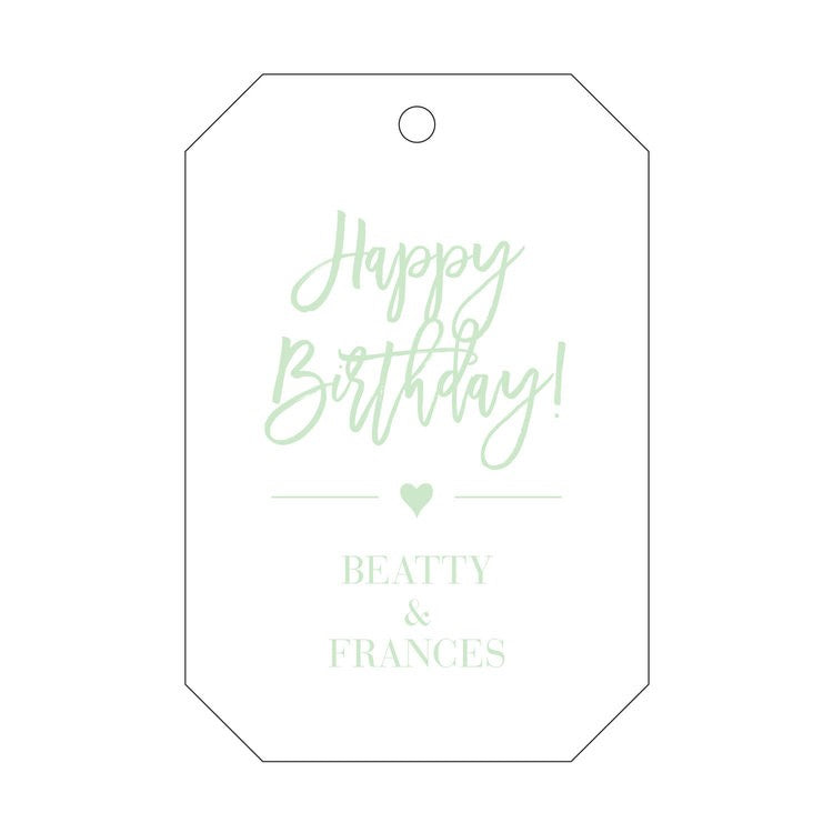 Letterpress Gift Tag-T101