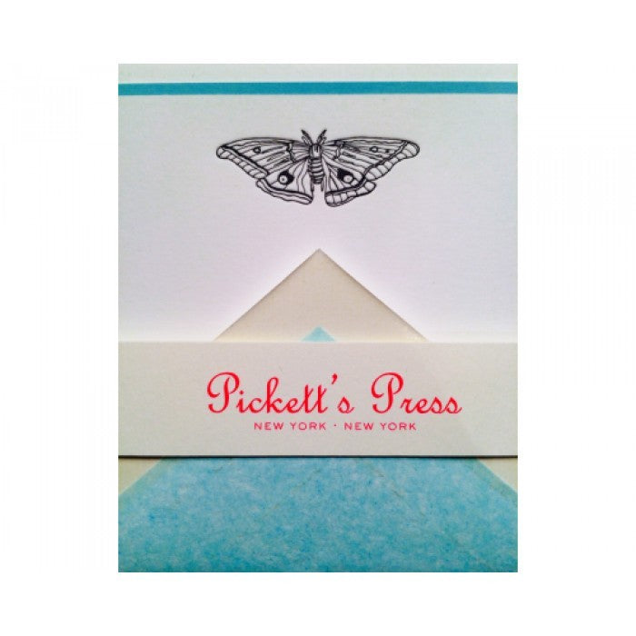 moth note cards