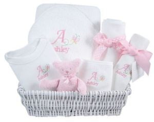 luxury baby gift basket - butterfly