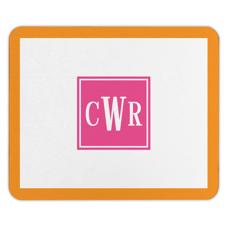 boatman geller solid inset square mouse pad
