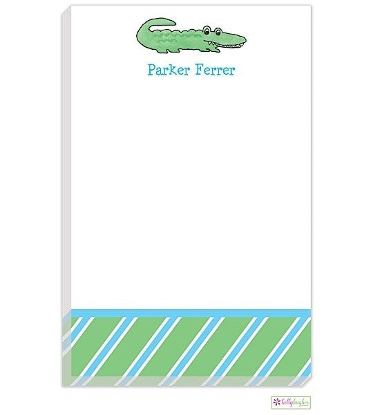 personalized - alligator alley notepad