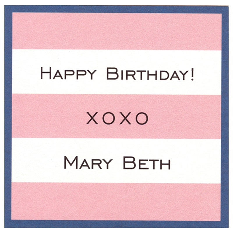 boatman geller stripe pink avy border sticker