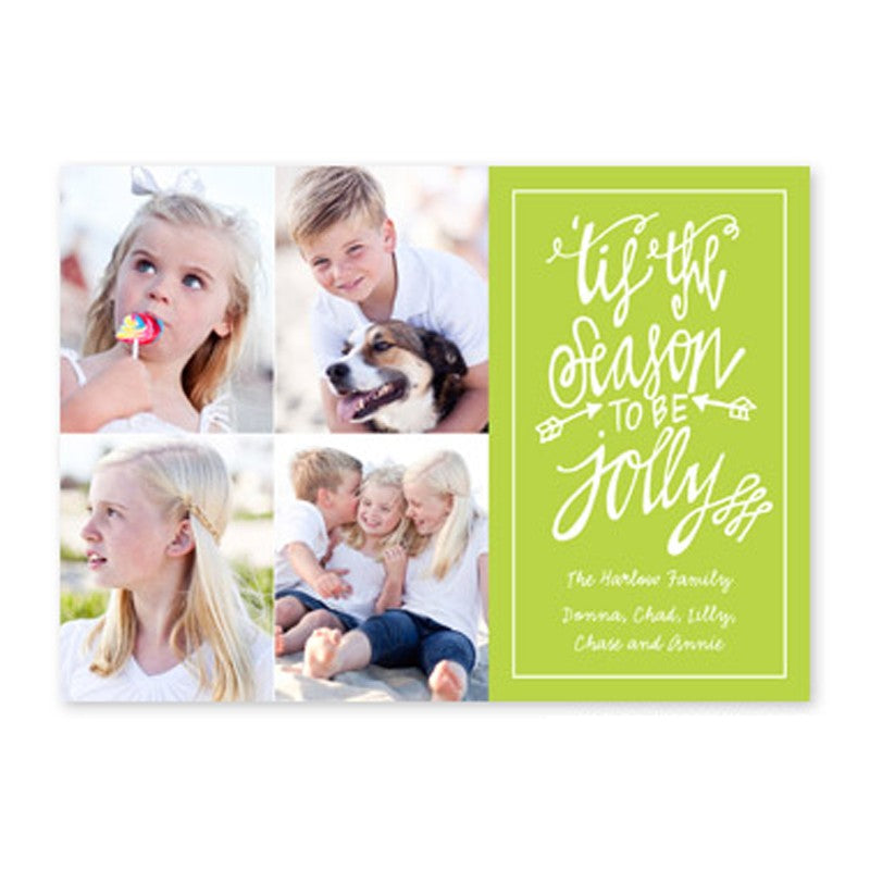 boatman geller tis the season lime photocard