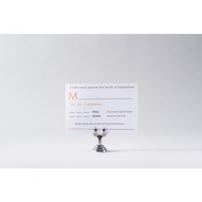 laura & rob response card