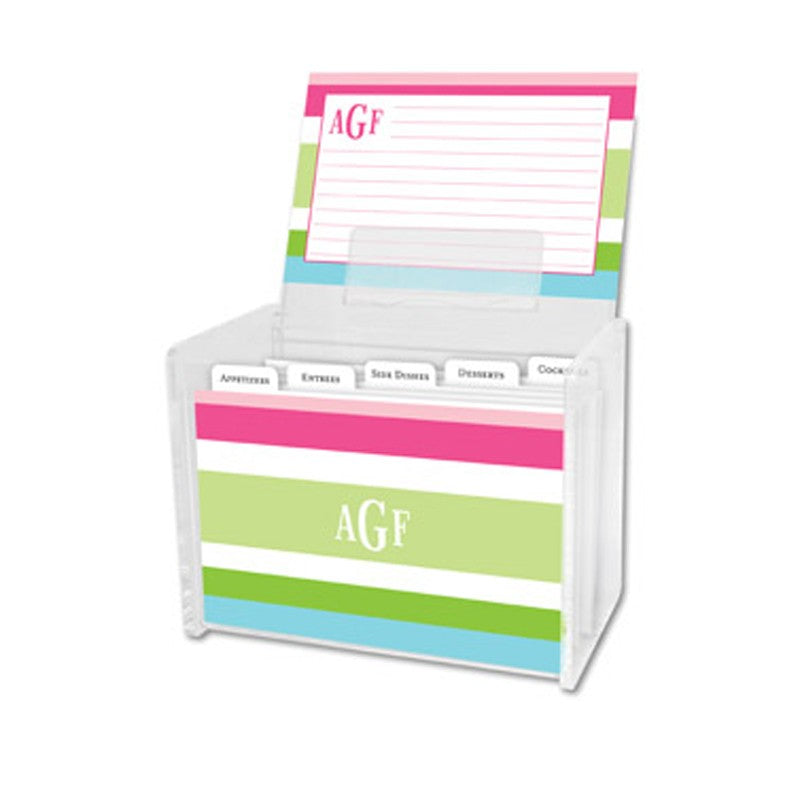 boatman geller espadrille preppy recipe box