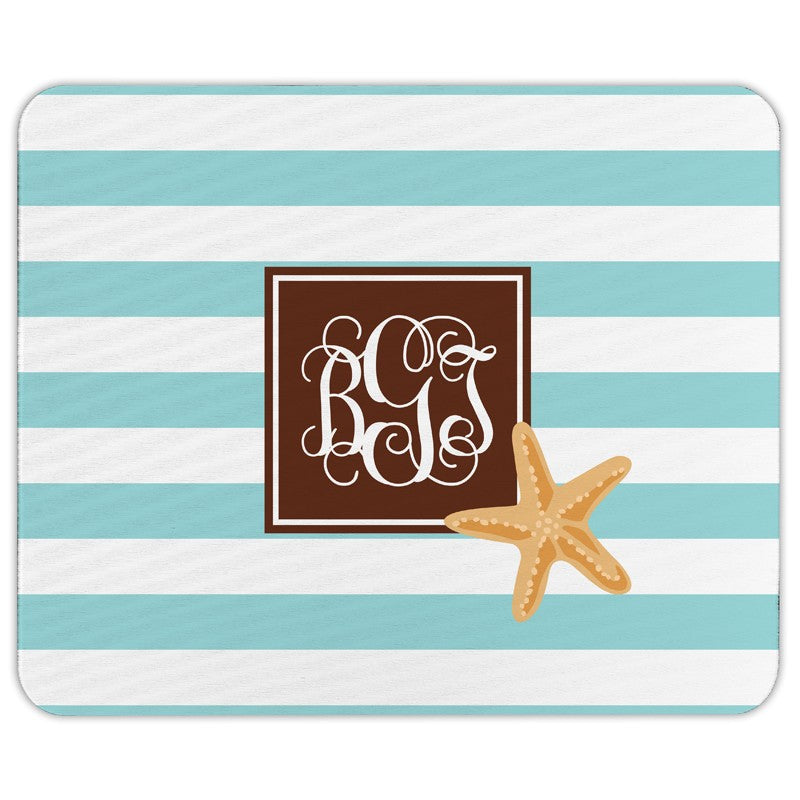 boatman geller stripe starfish mouse pad