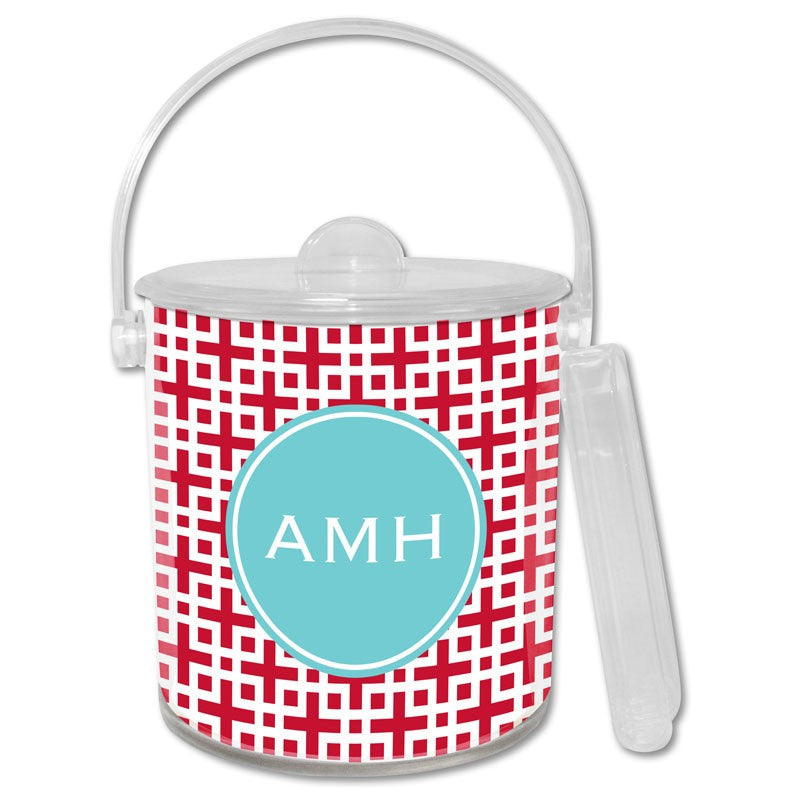 boatman geller lattice cherry ice bucket
