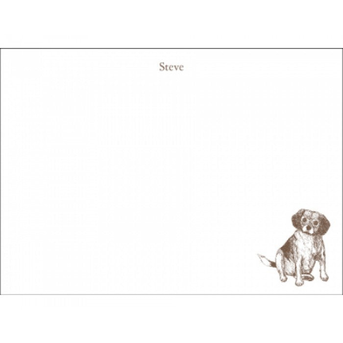beagle pet stationery