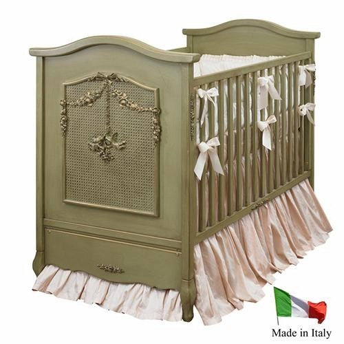 bonne nuit cherubini crib (versailles green)