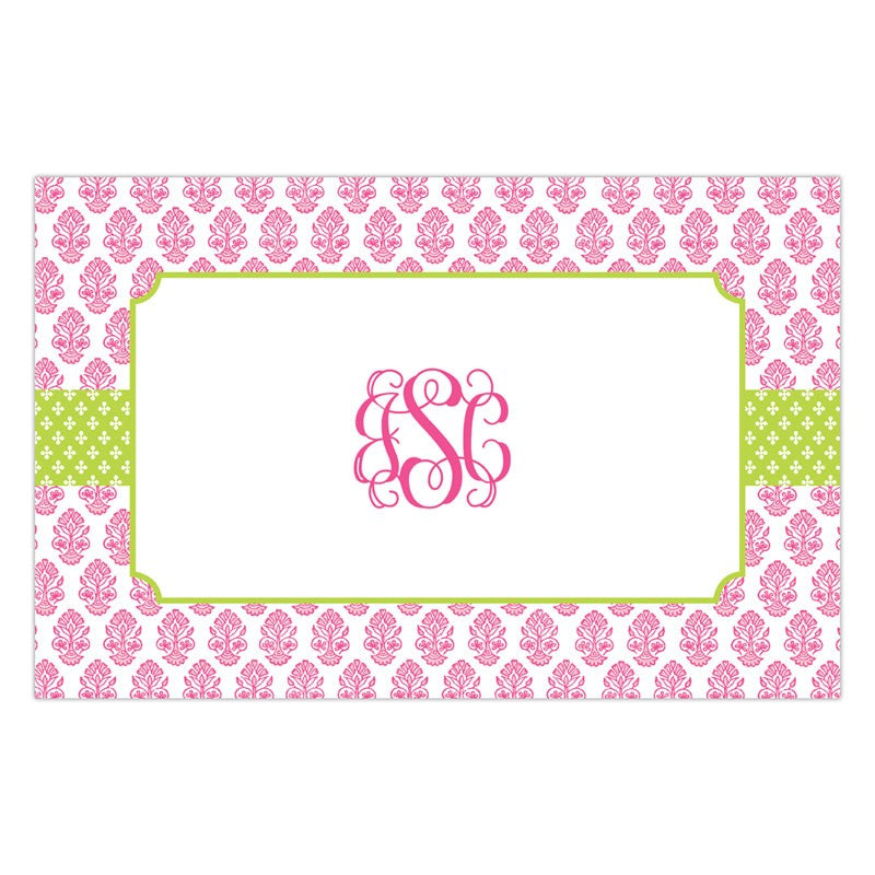 boatman geller beti pink placemat