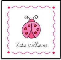 personalized stickers little ladybug
