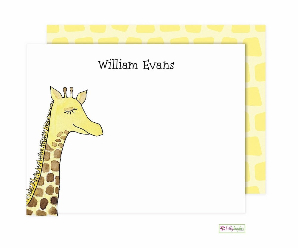 personalized - spot the giraffe flat notes
