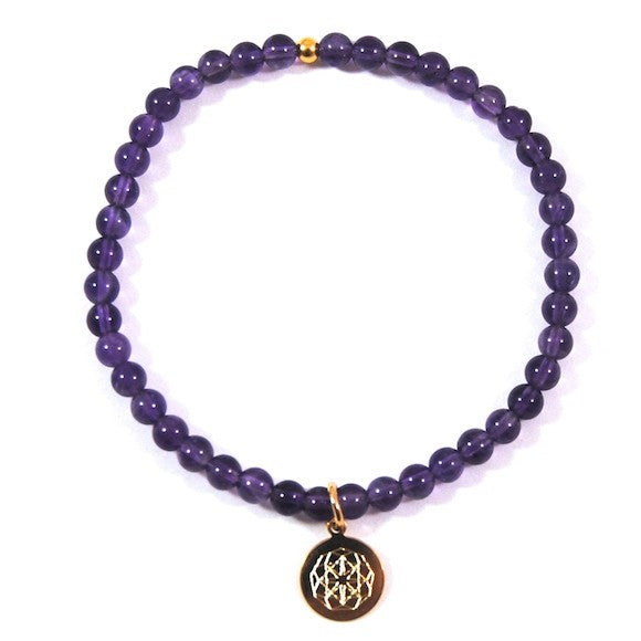Customize Your Charm - Mini Amethyst Classic Charm Bracelet