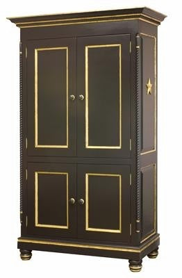 evan armoire - star moulding/gilding