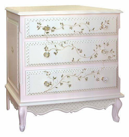 french chest (floral vines/2 tone)