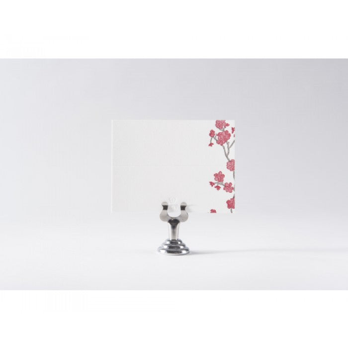 jennifer & steven folded place card