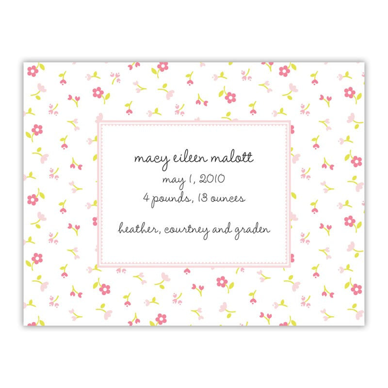 boatman geller tiny flower small flat notecard