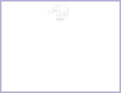 elephant children's stationary