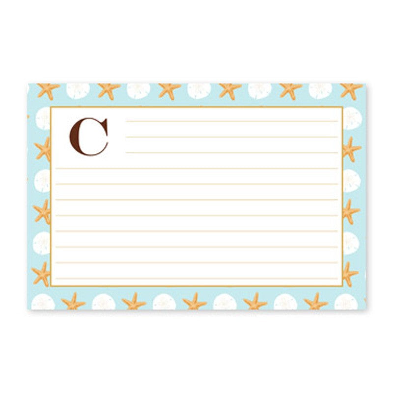 boatman geller greek key band pink recipe card