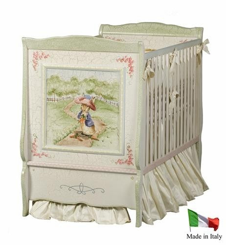 beatrix potter enchanted forest french panel crib by art for kids