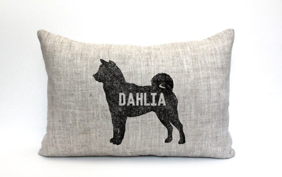personalized doggie pillow