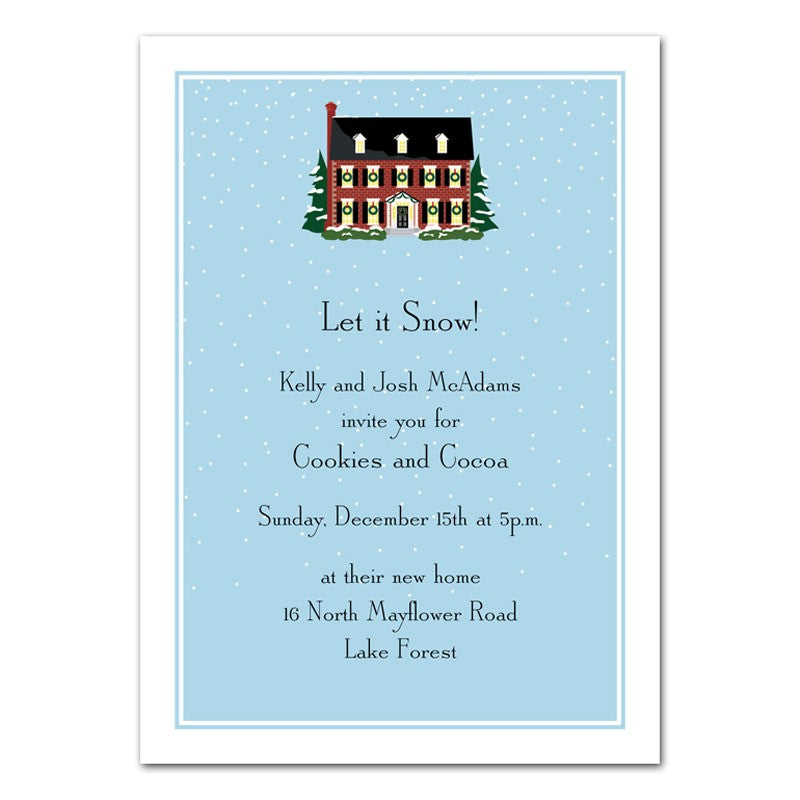 boatman geller christmas house invitation