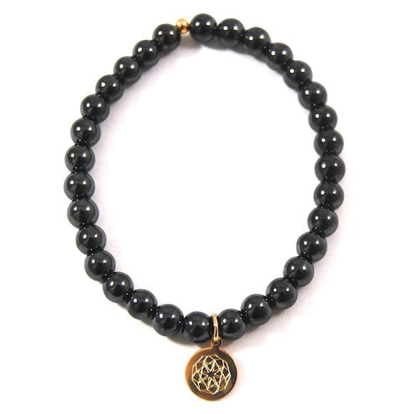 Customize Your Charm - Hematite Classic Charm Bracelet