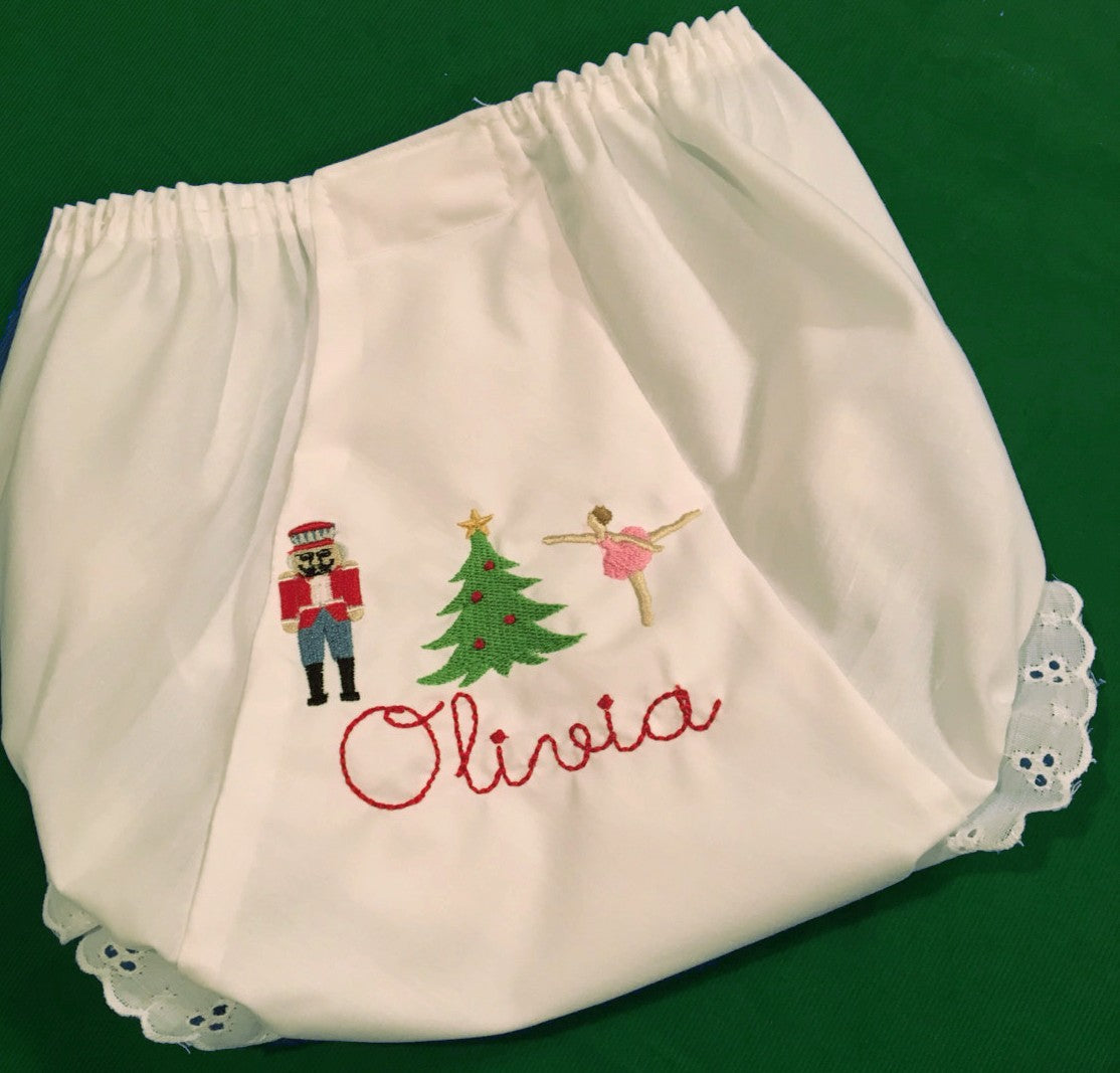 nutracker holiday baby bloomer