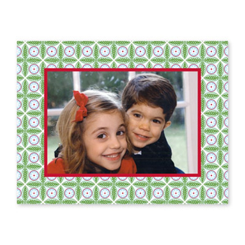 boatman geller tile red and green photocard
