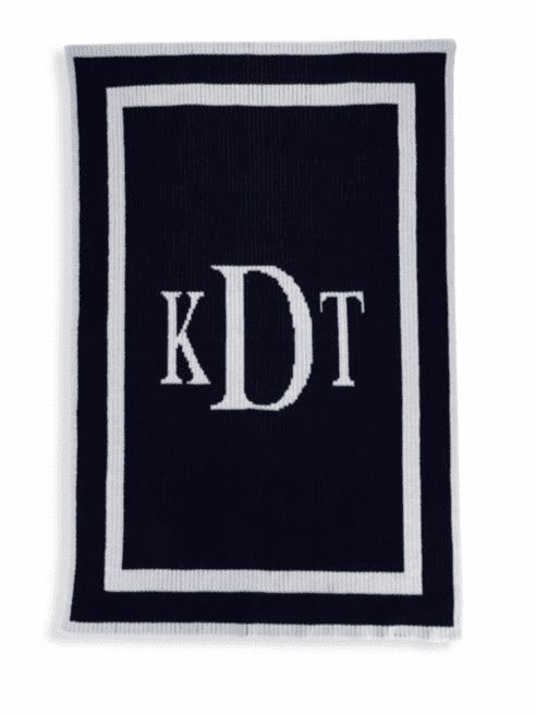 classic monogram blanket