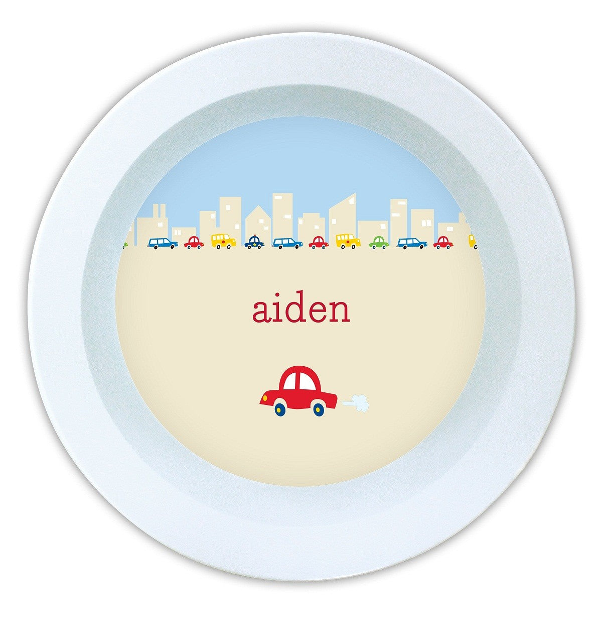boatman geller cars melamine bowl