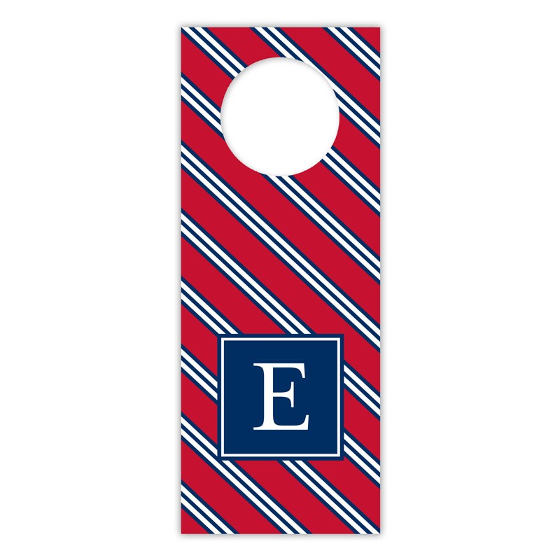 boatman geller repp tie red & navy wine tags