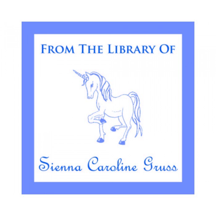 unicorn book plates